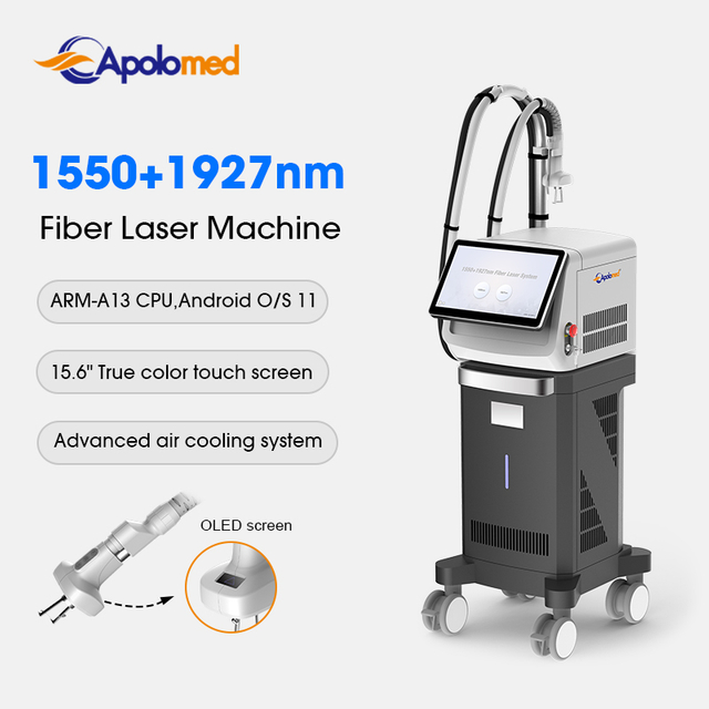 Equipamento de laser de fibra de onda dupla 1550nm+1927nm